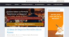 Desktop Screenshot of 100negocios.com